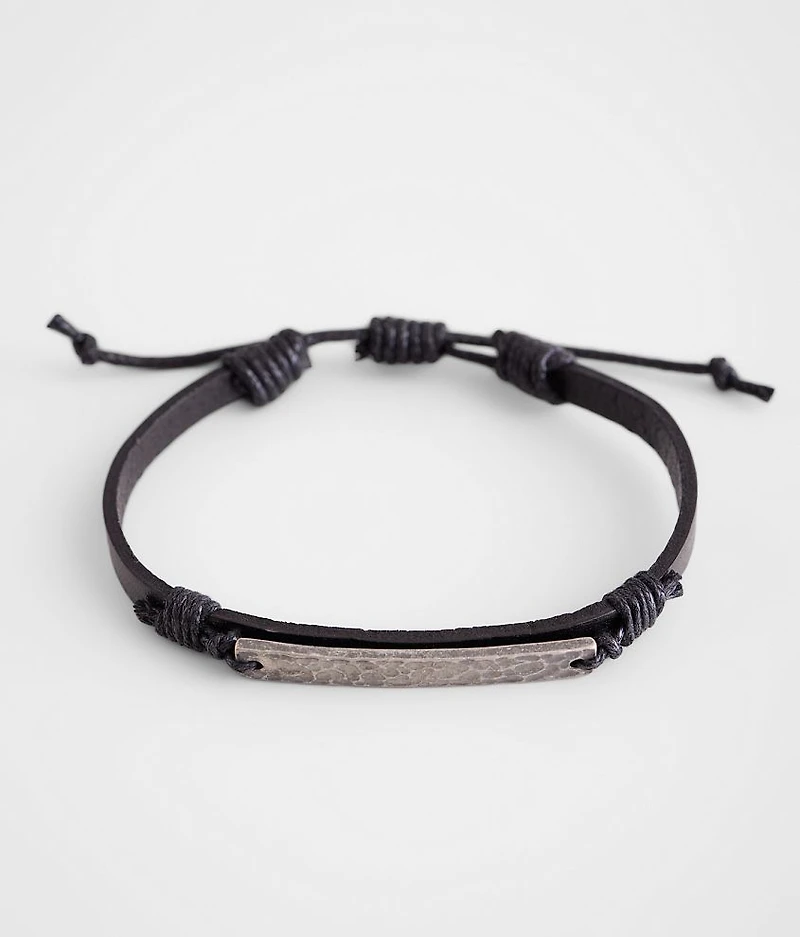 Hammered Bar Bracelet