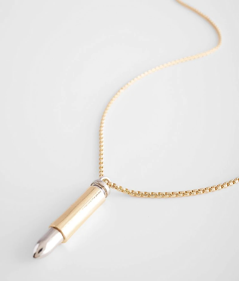 Bullet Pendant 23" Necklace