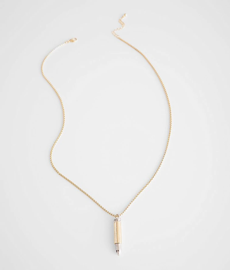 Bullet Pendant 23" Necklace