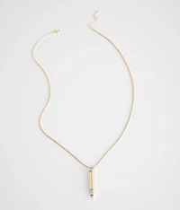 Bullet Pendant 23" Necklace