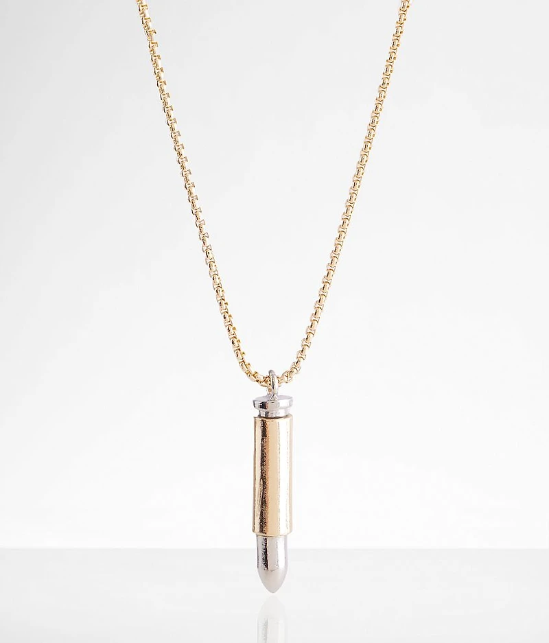 Bullet Pendant 23" Necklace