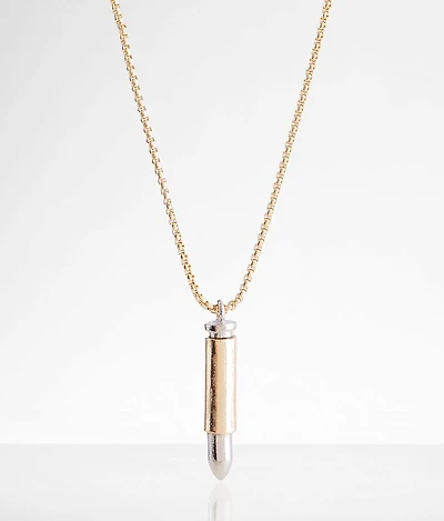 Bullet Pendant 23" Necklace