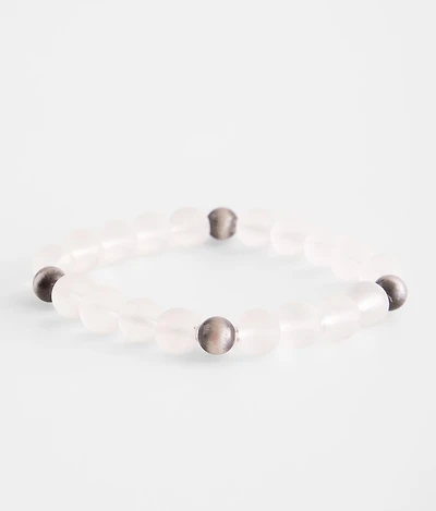 Clear Beaded Bracelet