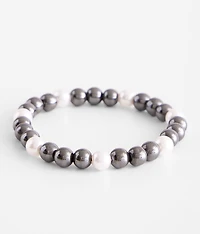 Hematite Beaded Bracelet