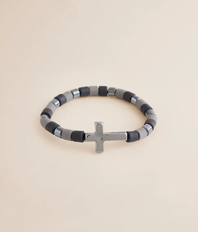 Beaded Cross Bracelet