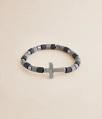 Beaded Cross Bracelet
