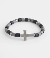 Beaded Cross Bracelet