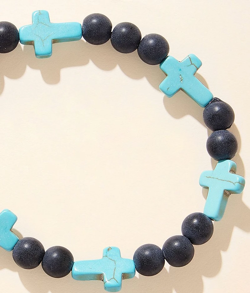 Turquoise Cross Bracelet