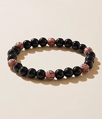 Engraved Cross Bracelet