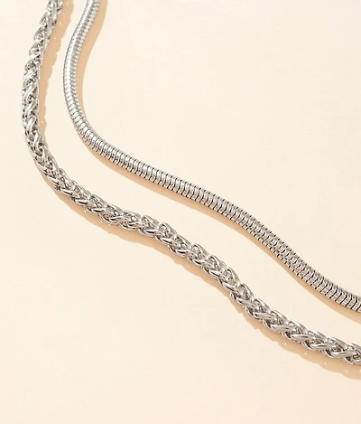 2 Pack 18" & 19" Necklace Set