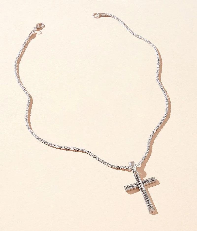 Cross Pendant 19" Necklace