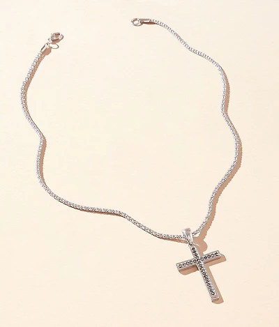 Cross Pendant 19" Necklace