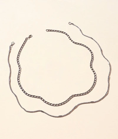 2 Pack 22" & 24" Necklace Set