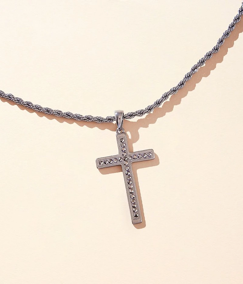 Cross Pendant 24" Necklace