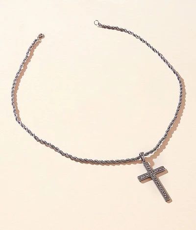 Cross Pendant 24" Necklace