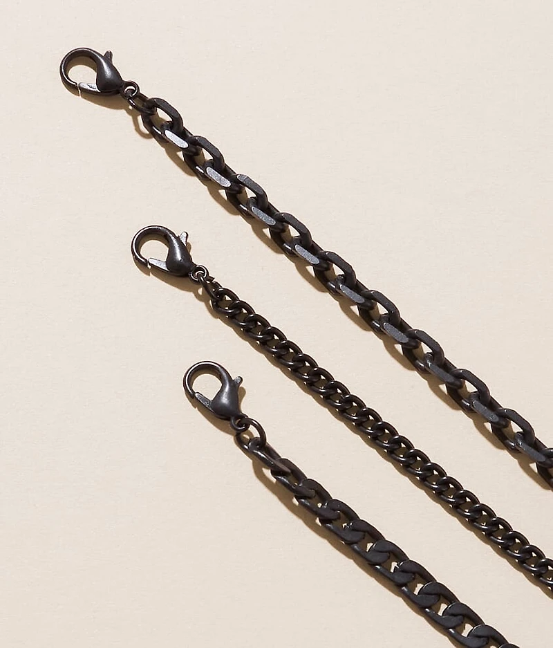 3 Pack 19" Mixed Necklace Set