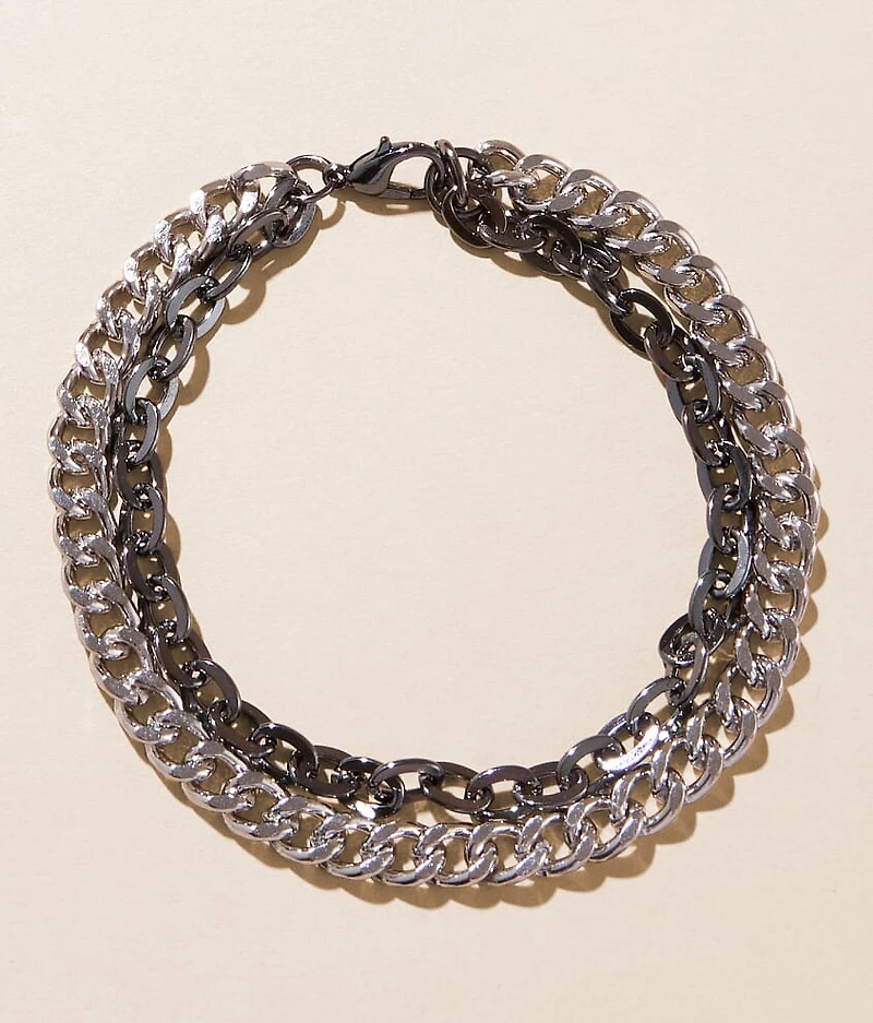 Double Stack Chain Bracelet