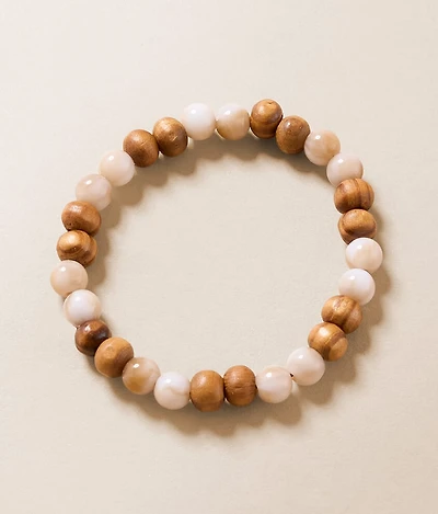 Wood Bead Bracelet