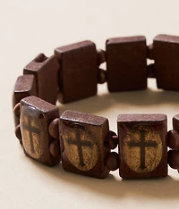 Cross Bead Bracelet