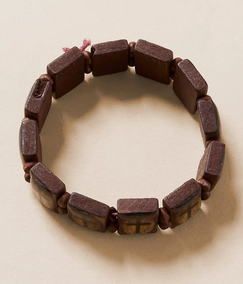 Cross Bead Bracelet