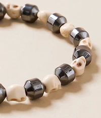 Skull & Hematite Bracelet