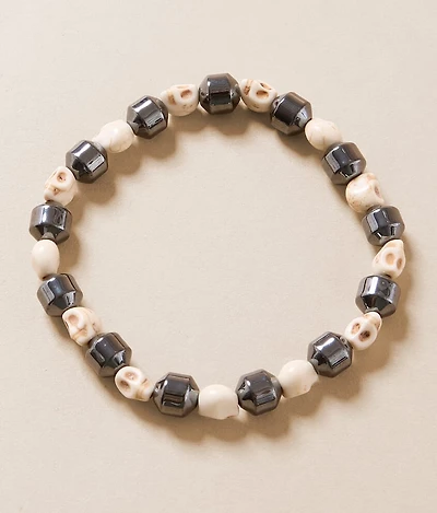 Skull & Hematite Bracelet
