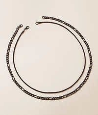 2 Pack 20" & 21" Chain Necklace Set