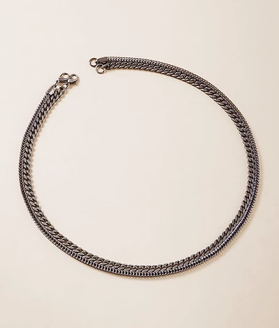 2 Pack Mixed Chain 18" & 19" Necklace Set