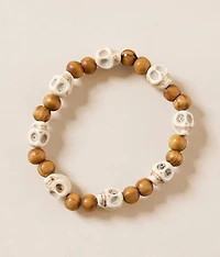 Skull Bead Bracelet