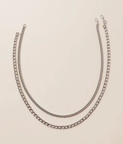 2 Pack Chain 21" Necklace Set