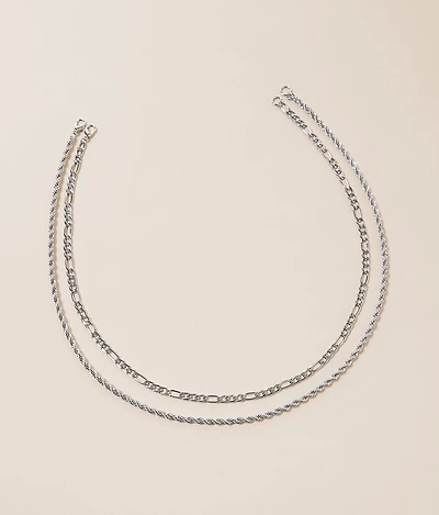 2 Pack Chain 20" Necklace Set