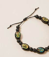Saints Beaded Bracelet