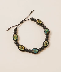 Saints Beaded Bracelet