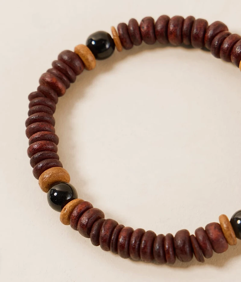 Wood Bead Bracelet