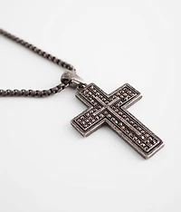 Bling Cross 23" Necklace