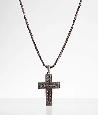 Bling Cross 23" Necklace