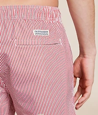 The Bayberry Seersucker Swim Trunks