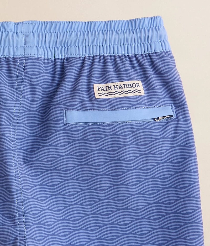 Boys - Blue Waves Bayberry Swim Trunks