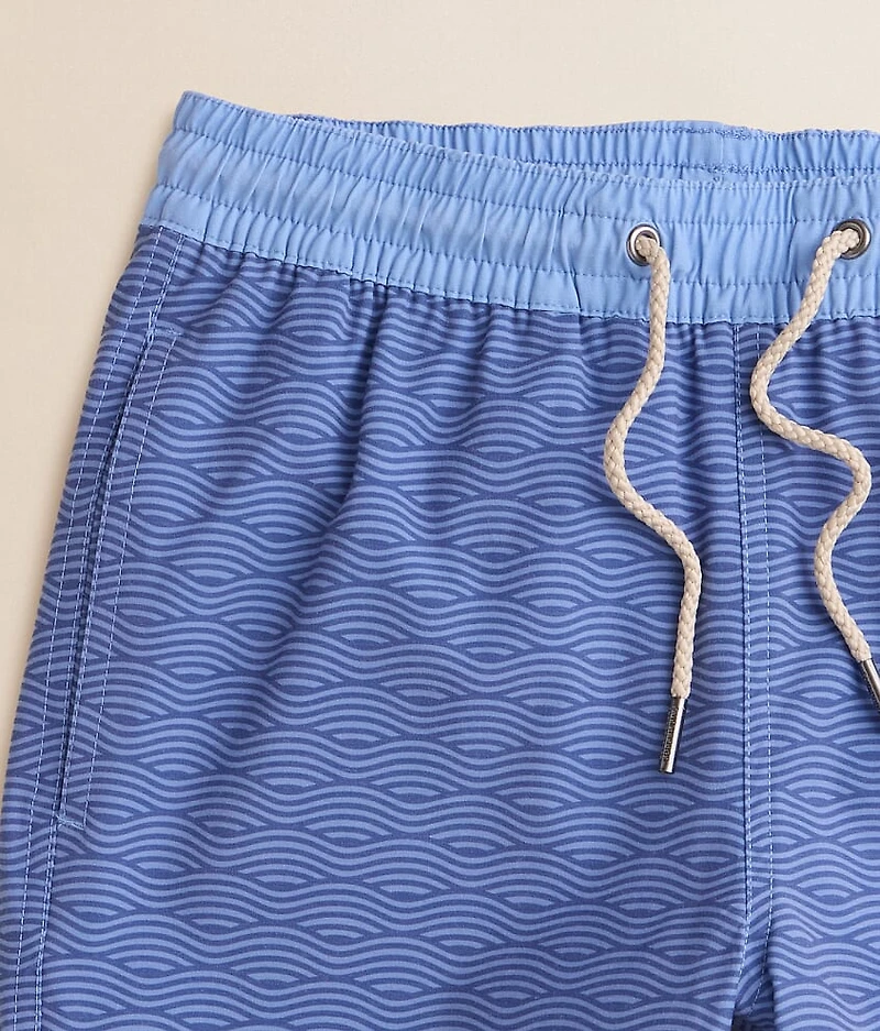Boys - Blue Waves Bayberry Swim Trunks