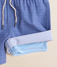 Boys - Blue Waves Bayberry Swim Trunks