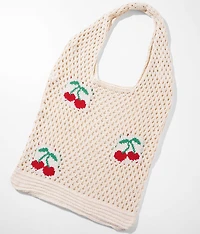 Cherry Crochet Tote