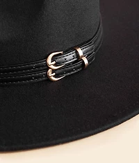 Buckle Banded Panama Hat