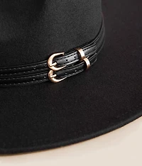 Buckle Banded Panama Hat