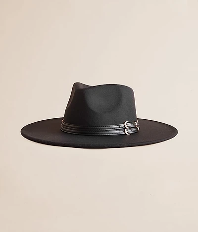 Buckle Banded Panama Hat