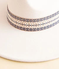 Banded Panama Hat