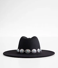 Turquoise Chain Panama Hat