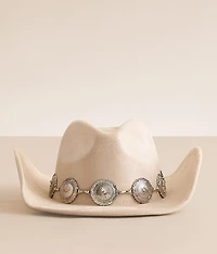 Western Concho Cowboy Hat