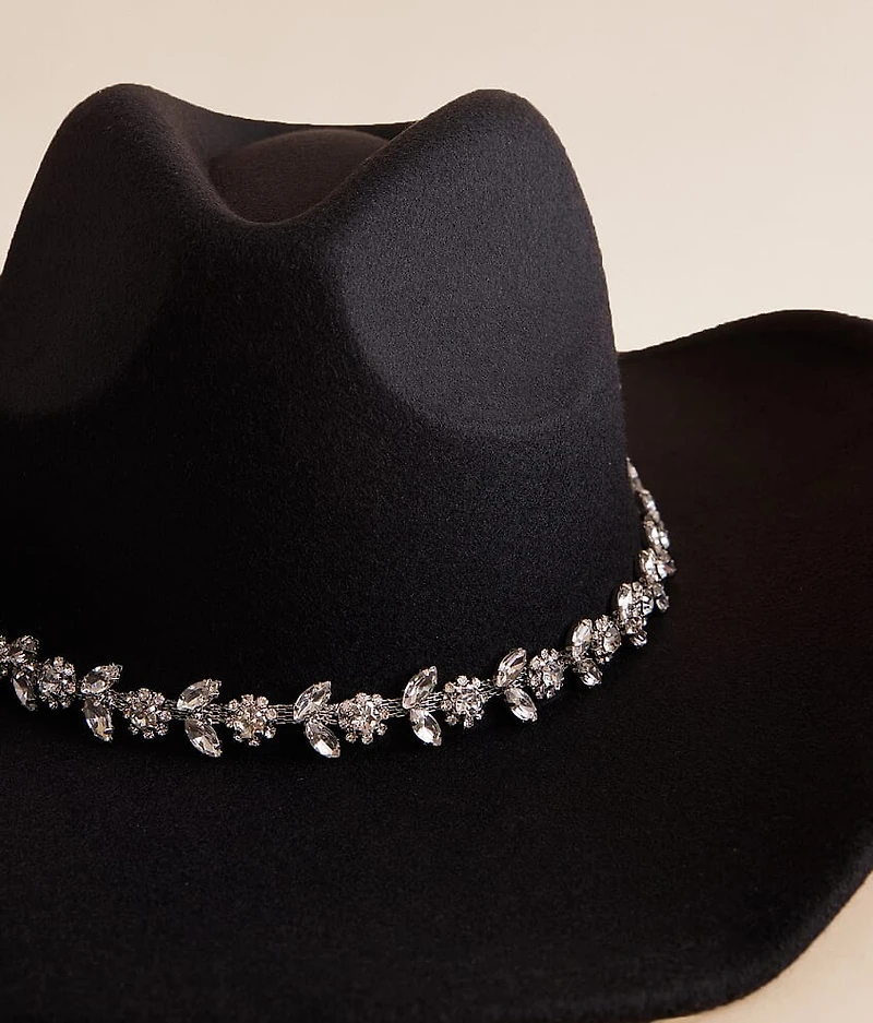 Floral Glitz Cowboy Hat