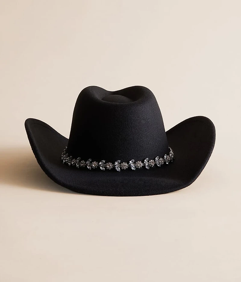 Floral Glitz Cowboy Hat