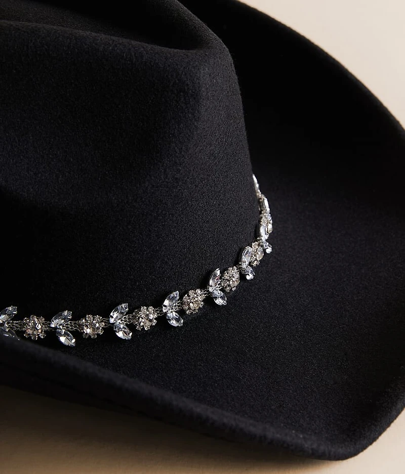 Floral Glitz Cowboy Hat